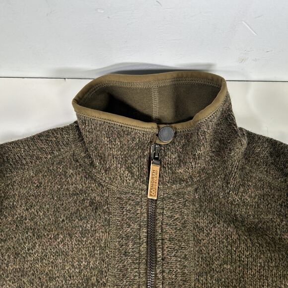 66 North Iceland Full Zip Gola Jacket Women’s M Wool Blend Brown Mock Neck - Picture 4 of 9